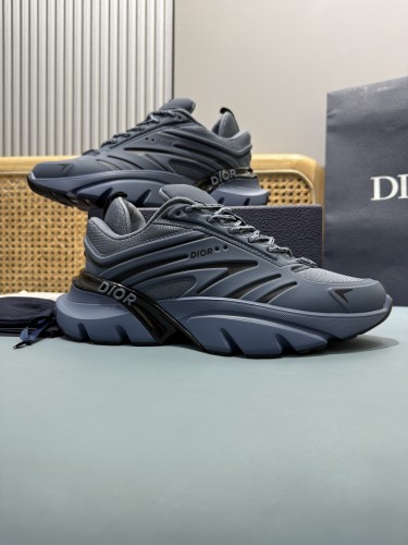 Dior Mens Shoes Sneakers Luxury Brand Breathable B44 Dior DIOR AND LEWIS HAMILTON B44 Blade Sneaker with Original Box Whatsapp 【+1-3239614486】