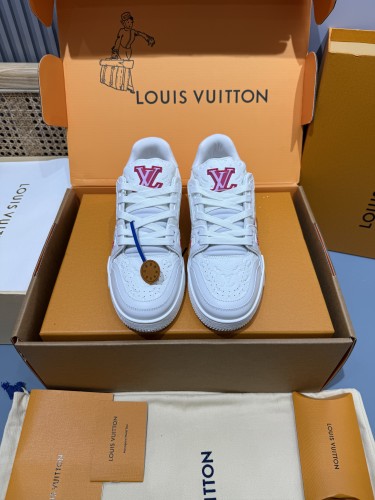 Louis Vuitton Mens Shoes Fashion Sneakers Design Luxury Brand LV TRAINER Skate SNEAKER Mix of materials with Original Box 1ABLXH Whatsapp 【+1-3239614486】