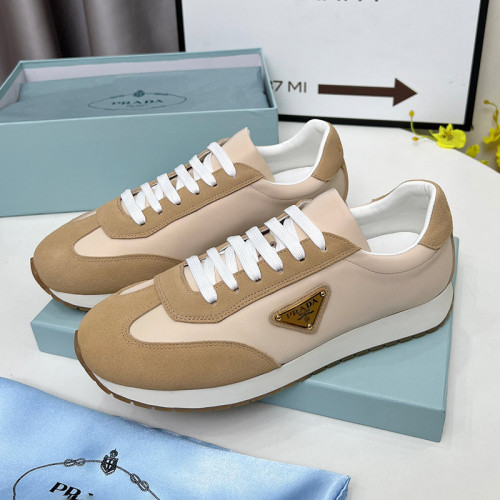 Prada Womens Mens Unisex Shoes Sneakers Lace-Up Luxury Brand Fashion Sneakers for Women with Original Box whatsapp【+1-3239614486】