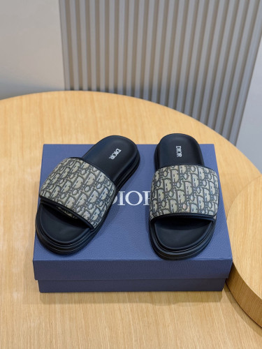 Dior Mens Shoes Sandals Luxury Designer Dior Aqua Sandal Dior Oblique Jacquard 3SA167ZSA_H969 with Original Box whatsapp 【+1-3239614486】
