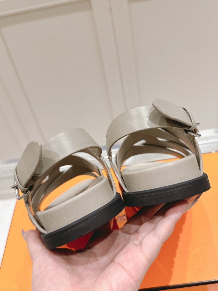 Hermes Mens Shoes Slippers Sandals Casual Fashion Sandals Luxury Brand Kazimir Sandal with Original Box Whatsapp【+1-3239614486】