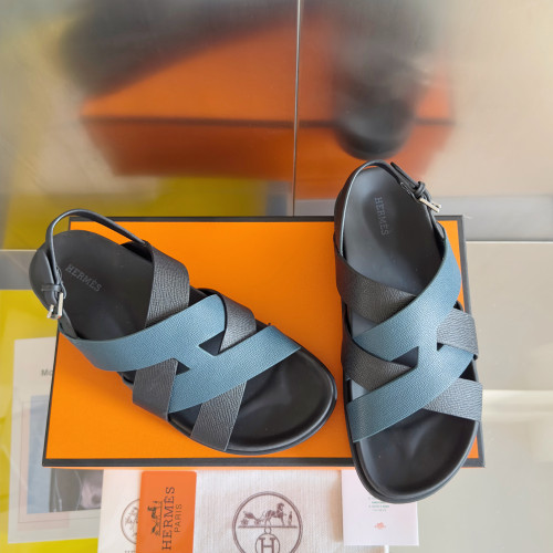 Hermes Mens Shoes Slippers Sandals Casual Fashion Sandals Luxury Brand Kazimir Sandal with Original Box Whatsapp【+1-3239614486】
