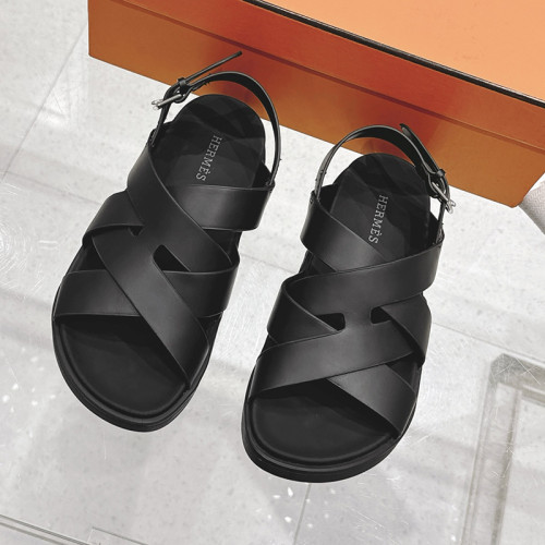 Hermes Mens Shoes Slippers Sandals Casual Fashion Sandals Luxury Brand Kazimir Sandal with Original Box Whatsapp【+1-3239614486】