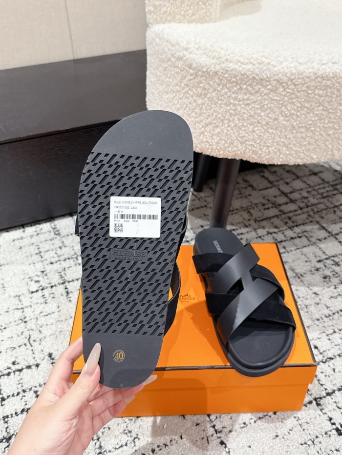 Hermes Mens Shoes Slippers Sandals Casual Fashion Sandals Luxury Brand Kazimir Sandal with Original Box Whatsapp【+1-3239614486】
