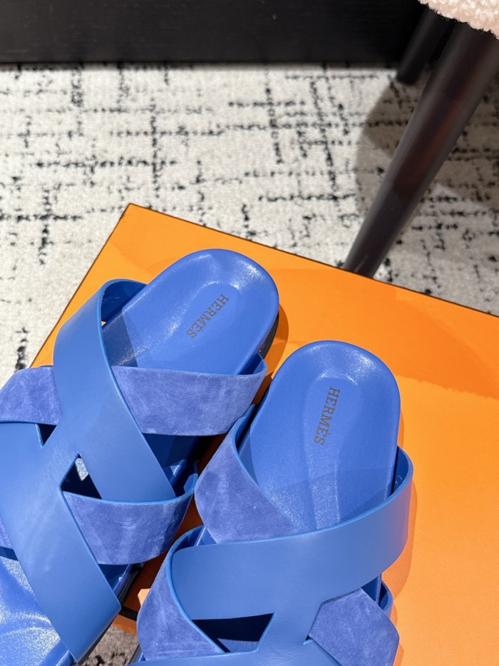 Hermes Mens Shoes Slippers Sandals Casual Fashion Sandals Luxury Brand Kazimir Sandal with Original Box Whatsapp【+1-3239614486】