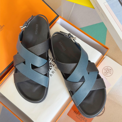 Hermes Mens Shoes Slippers Sandals Casual Fashion Sandals Luxury Brand Kazimir Sandal with Original Box Whatsapp【+1-3239614486】