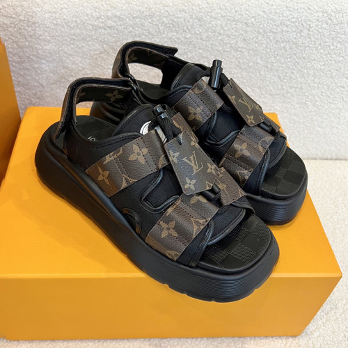 Louis Vuitton Womens Shoes Sandals Luxury Brand Chameleon Comfort Sandal with Original Box Whatsapp【+1-3239614486】