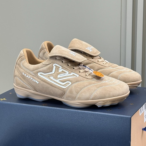 Louis Vuitton Mens Womens Unisex Shoes Fashion Sneakers Design Luxury Brand LV Footprint Soccer 1AHTXY with Original Box Whatsapp 【+1-3239614486】