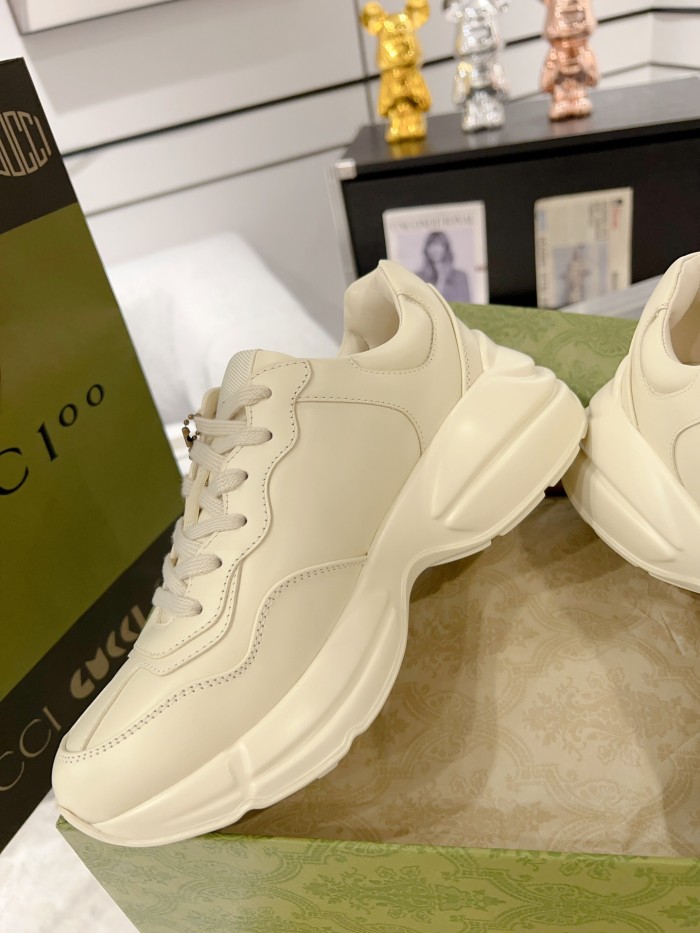 Gucci Mens Shoes Sneakers Luxury Brand Men's GG Rhyton sneaker with Original Box 703810 DRW00 9522