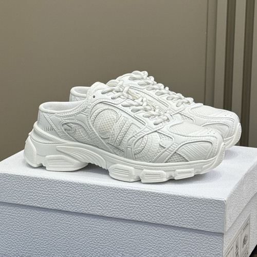 Dior Womens Shoes Sneakers Casual Luxury Brand Dior Chrono Sneaker Mesh with Laminated Leather-Effect Panels with Original Box KCK474TXX_S46W whatsapp【+1-3239614486】