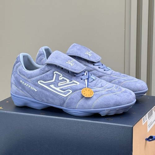 Louis Vuitton Mens Womens Unisex Shoes Fashion Sneakers Design Luxury Brand LV Footprint Soccer 1AHTXY with Original Box Whatsapp 【+1-3239614486】