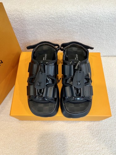 Louis Vuitton Womens Shoes Sandals Luxury Brand Chameleon Comfort Sandal with Original Box Whatsapp【+1-3239614486】