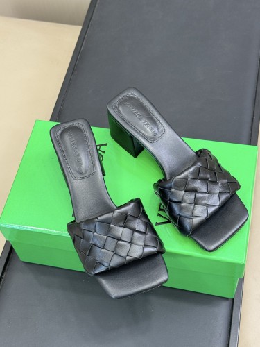 Bottega Veneta Womens Shoes Fashion Slippers Luxury Brand BV Parco Flat Mule 5cm Heel Summer with Original Box Whatsapp 【+1-3239614486】