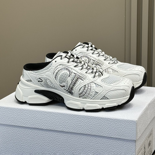 Dior Womens Shoes Sneakers Casual Luxury Brand Dior Chrono Sneaker Mesh with Laminated Leather-Effect Panels with Original Box KCK474TXX_S46W whatsapp【+1-3239614486】