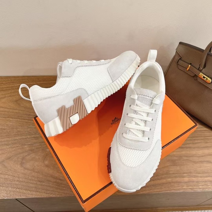 Hermes Womens Mens Unisex Casual Shoes Fashion Sneakers Luxury Brand with Original Box Whatsapp【+1-3239614486】