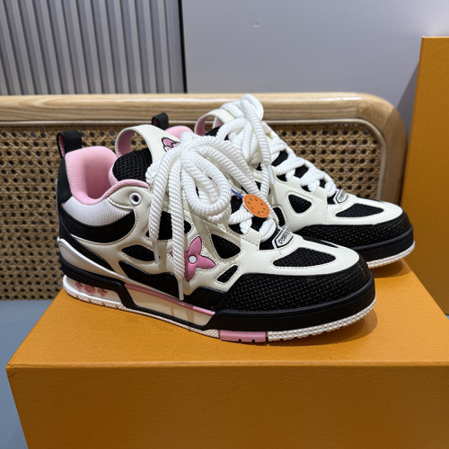 Louis Vuitton Mens Shoes Fashion Sneakers Design Luxury Brand LV TRAINER Skate SNEAKER Mix of materials with Original Box 1ABLXH Whatsapp 【+1-3239614486】