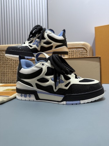 Louis Vuitton Mens Shoes Fashion Sneakers Design Luxury Brand LV TRAINER Skate SNEAKER Mix of materials with Original Box 1ABLXH Whatsapp 【+1-3239614486】