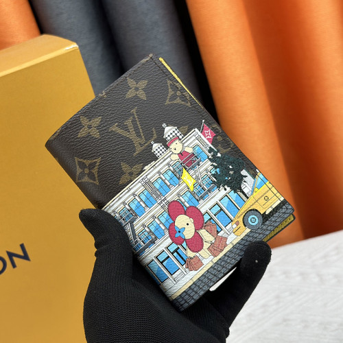 Louis Vuitton Mens Womens Wallets Passport Cover Luxury Brand Fashion Type M12237 Wallet with Original Box whatsapp 【+1-3239614486】