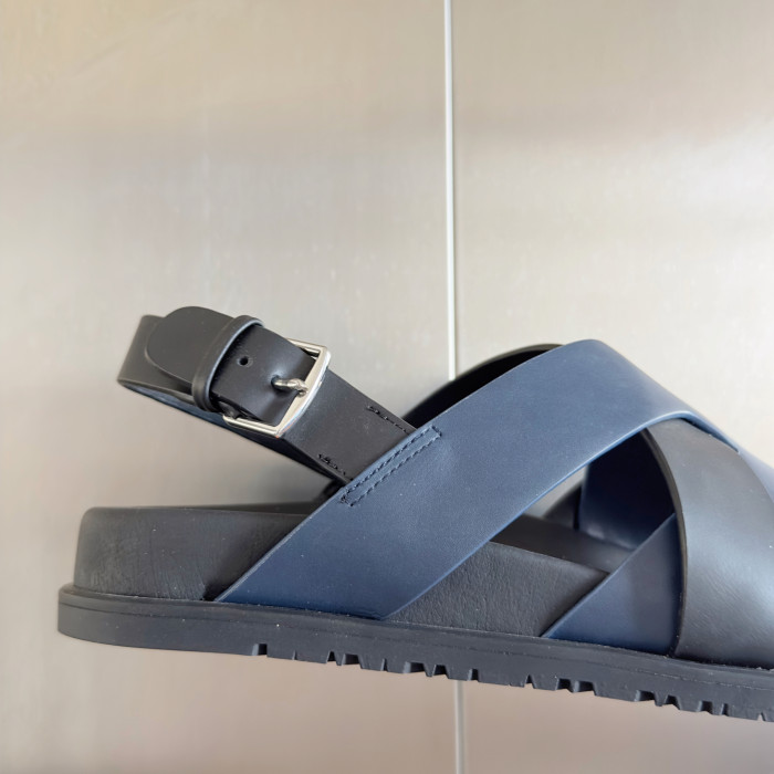 Hermes Mens Shoes Slippers Sandals Casual Fashion Sandals Luxury Brand Kazimir Sandal with Original Box Whatsapp【+1-3239614486】