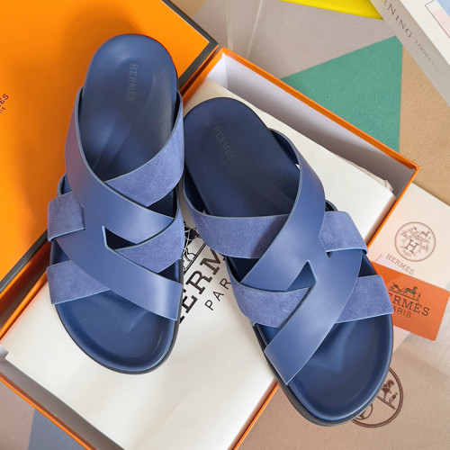 Hermes Mens Shoes Slippers Sandals Casual Fashion Sandals Luxury Brand Kazimir Sandal with Original Box Whatsapp【+1-3239614486】