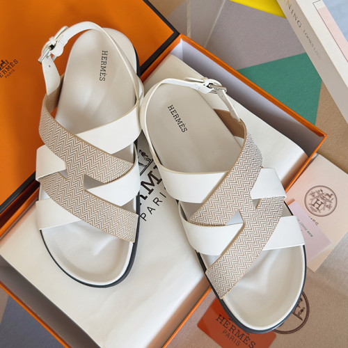 Hermes Mens Shoes Slippers Sandals Casual Fashion Sandals Luxury Brand Kazimir Sandal with Original Box Whatsapp【+1-3239614486】