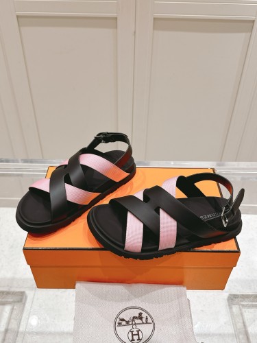 Hermes Mens Shoes Slippers Sandals Casual Fashion Sandals Luxury Brand Kazimir Sandal with Original Box Whatsapp【+1-3239614486】