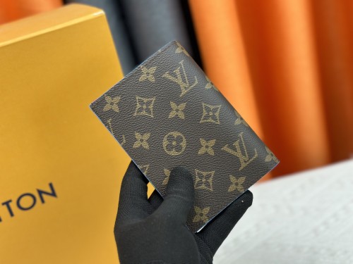Louis Vuitton Mens Womens Wallets Passport Cover Luxury Brand Fashion Type M12237 Wallet with Original Box whatsapp 【+1-3239614486】