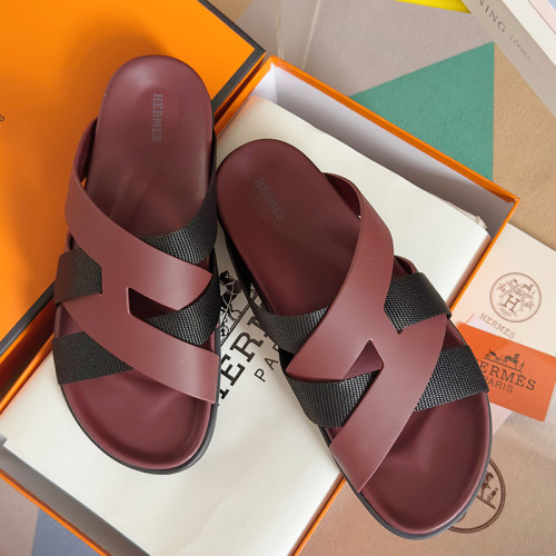 Hermes Mens Shoes Slippers Sandals Casual Fashion Sandals Luxury Brand Kazimir Sandal with Original Box Whatsapp【+1-3239614486】