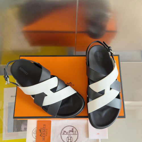 Hermes Mens Shoes Slippers Sandals Casual Fashion Sandals Luxury Brand Kazimir Sandal with Original Box Whatsapp【+1-3239614486】