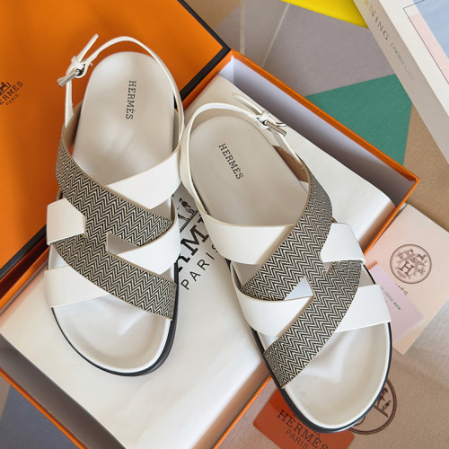 Hermes Mens Shoes Slippers Sandals Casual Fashion Sandals Luxury Brand Kazimir Sandal with Original Box Whatsapp【+1-3239614486】