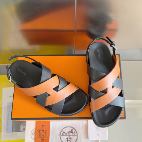 Hermes Mens Shoes Slippers Sandals Casual Fashion Sandals Luxury Brand Kazimir Sandal with Original Box Whatsapp【+1-3239614486】