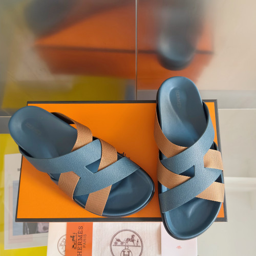 Hermes Mens Shoes Slippers Sandals Casual Fashion Sandals Luxury Brand Kazimir Sandal with Original Box Whatsapp【+1-3239614486】