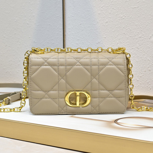 Dior Womens Bags Crossbody Bag Luxury Brand Small Soft Dior Caro Bag Powder Beige Macrocannage Lambskin with Original Box whatsapp 【+1-3239614486】