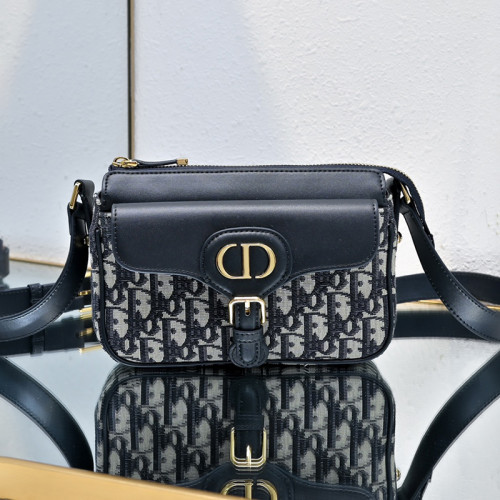 Dior Womens Bags Shoulder Bag Luxury Brand DIOR Small 30 Montaigne Pocket Bag Blue Dior Oblique Jacquard and Smooth Calfskin with Original Box Whatsapp 【+1-3239614486】