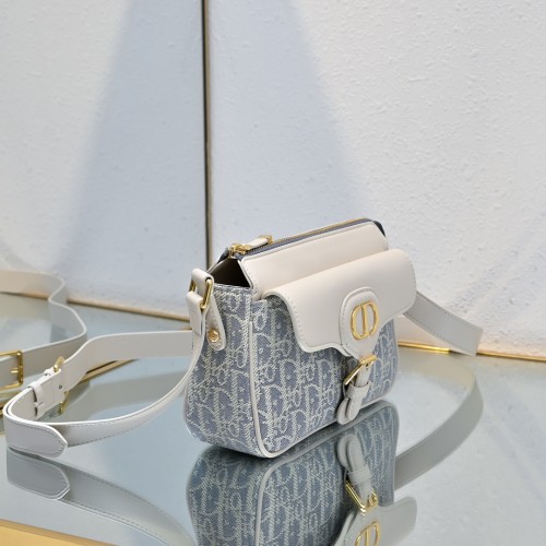 Dior Womens Bags Shoulder Bag Luxury Brand DIOR Small 30 Montaigne Pocket Bag Dior Oblique Jacquard and Smooth Calfskin with Original Box Whatsapp 【+1-3239614486】