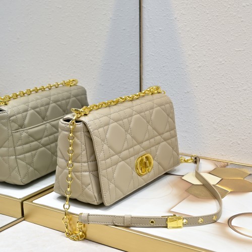 Dior Womens Bags Crossbody Bag Luxury Brand Medium Soft Dior Caro Bag Powder Beige Macrocannage Lambskin with Original Box whatsapp 【+1-3239614486】
