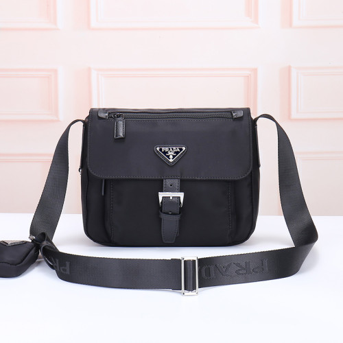 Prada Mens Womens Unisex Bags Shoulder Bag Luxury Brand 1BD994_RV44_F0002_V_B1M Re-Nylon shoulder bag with Original Box whatsapp 【+1-3239614486】