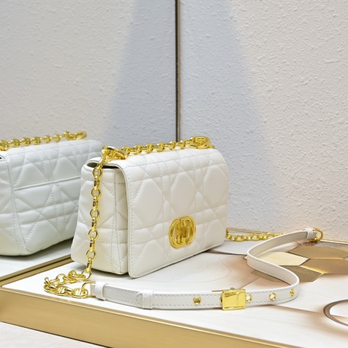 Dior Womens Bags Crossbody Bag Luxury Brand Small Soft Dior Caro Bag Latte Macrocannage Lambskin with Original Box whatsapp 【+1-3239614486】