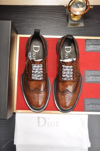 Dior Mens Shoes Casual Dress Shoes Luxury Dior Derby Shoe with Original Box Whatsapp【+1-3239614486】