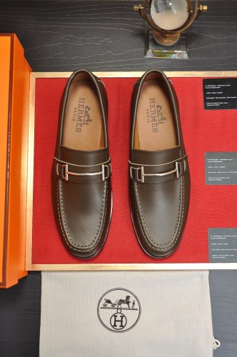 Hermes Mens Casual Shoes Fashion Dress Shoes for Men Luxury Brand with Original Box Whatsapp【+1-3239614486】