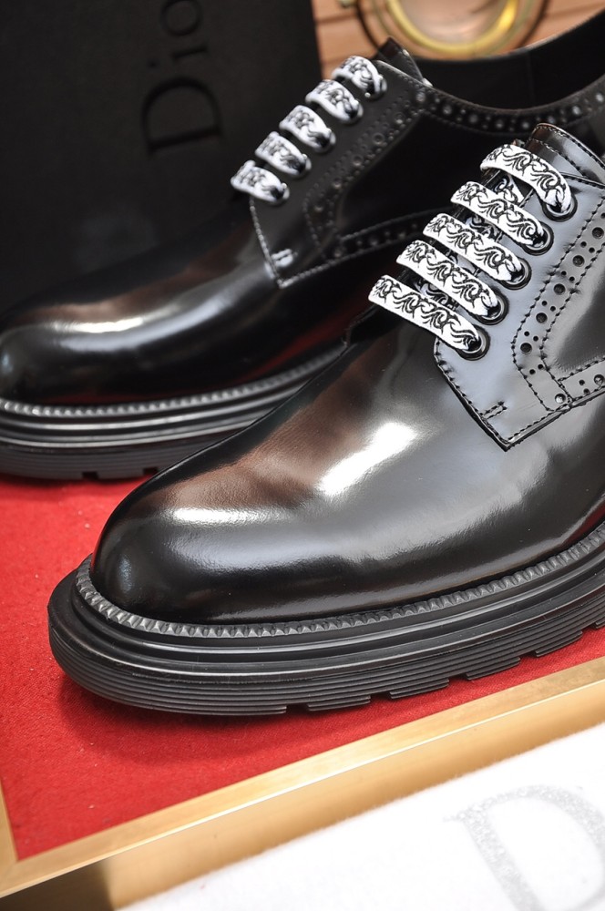 Dior Mens Shoes Casual Dress Shoes Luxury Dior Derby Shoe with Original Box Whatsapp【+1-3239614486】