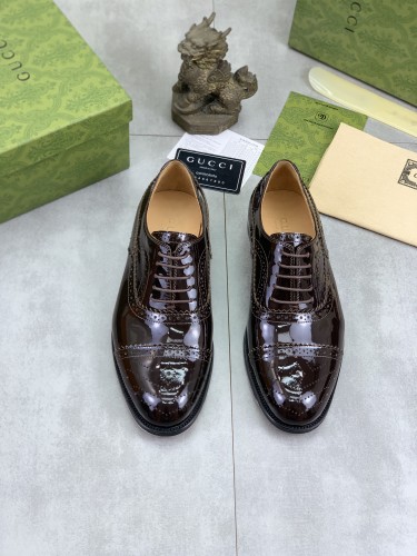 Gucci Mens Shoes Leather Design Luxury Brand Business Dress Shoes for Men with Original Box Whatsapp【+1-3239614486】