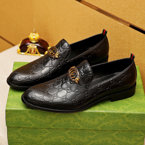 Gucci Mens Shoes Leather Design Luxury Brand Business Dress Shoes for Men with Original Box Whatsapp【+1-3239614486】