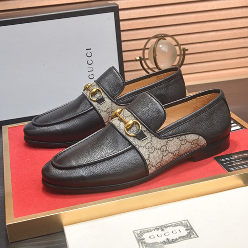 Gucci Mens Shoes Leather Design Luxury Brand Business Dress Shoes for Men with Original Box Whatsapp【+1-3239614486】