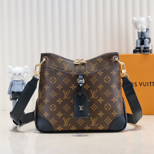 Louis Vuitton Womens Bags Luxury Brand Fashion Type ODÉON PM Odeon Black Monogram coated canvas M45353 with Original Box whatsapp +1-3239614486