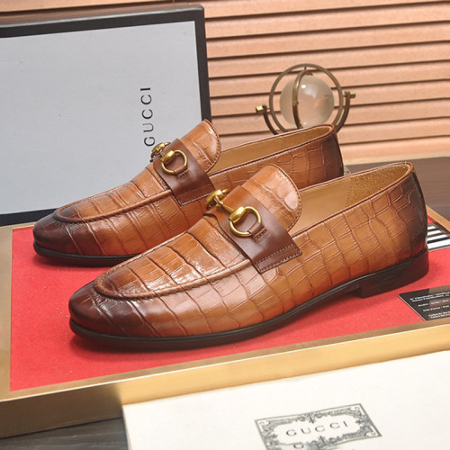 Gucci Mens Shoes Leather Design Luxury Brand Business Dress Shoes for Men with Original Box Whatsapp【+1-3239614486】