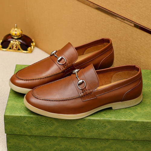Gucci Mens Shoes Leather Design Luxury Brand Business Dress Shoes for Men with Original Box Whatsapp【+1-3239614486】