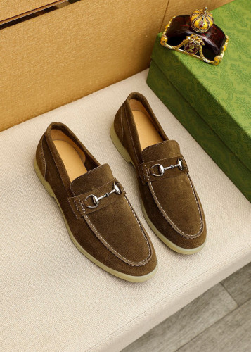 Gucci Mens Shoes Leather Design Luxury Brand Business Dress Shoes for Men with Original Box Whatsapp【+1-3239614486】