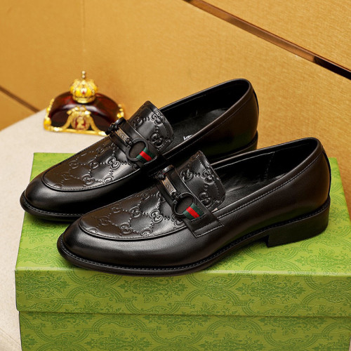 Gucci Mens Shoes Leather Design Luxury Brand Business Dress Shoes for Men with Original Box Whatsapp【+1-3239614486】
