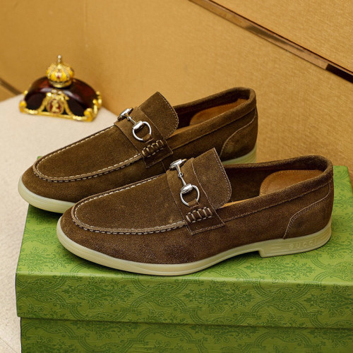 Gucci Mens Shoes Leather Design Luxury Brand Business Dress Shoes for Men with Original Box Whatsapp【+1-3239614486】